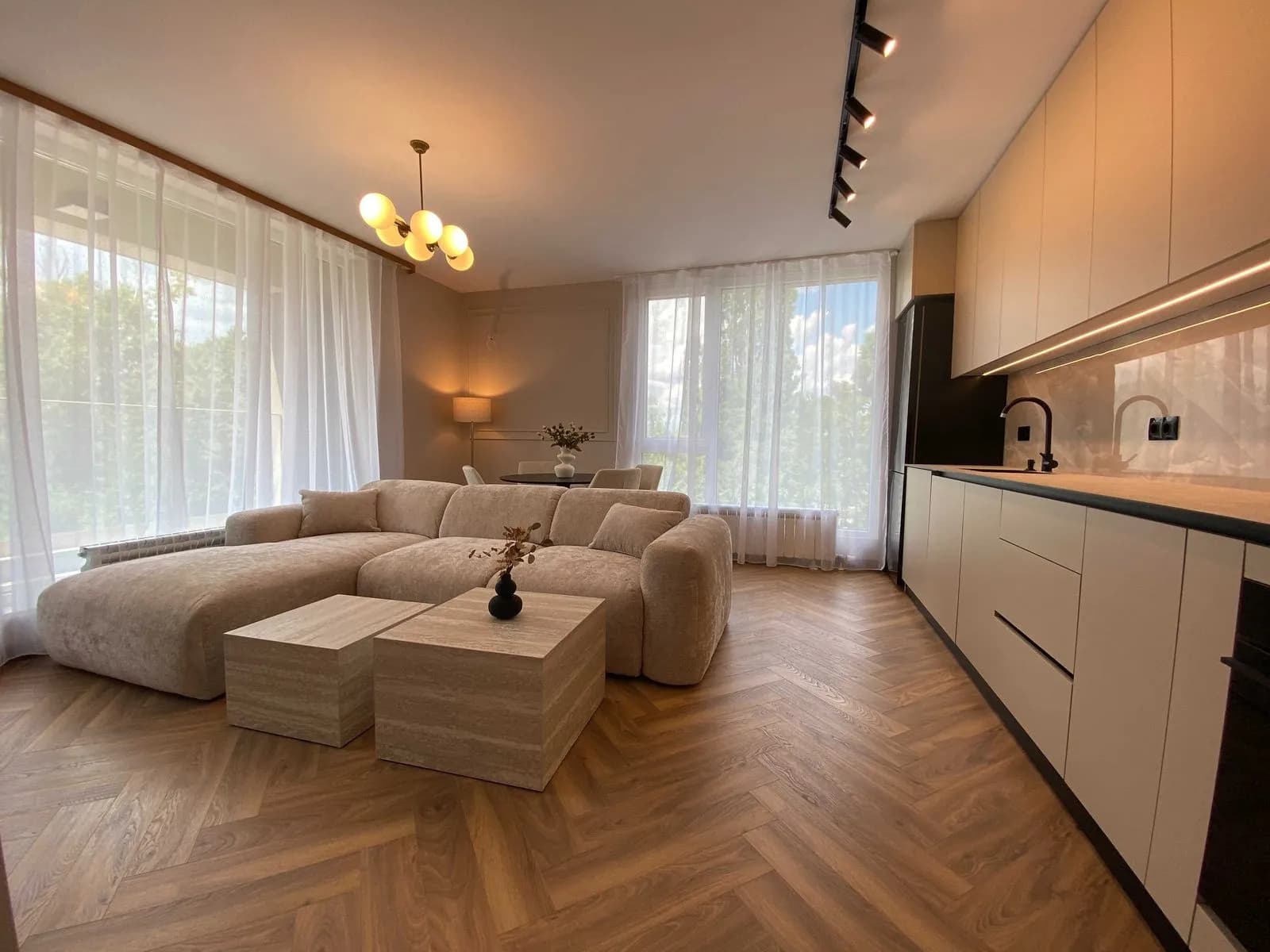 IDEA HOME İnşaatında Yeni Mobilyalı Üç Odalı Apartman