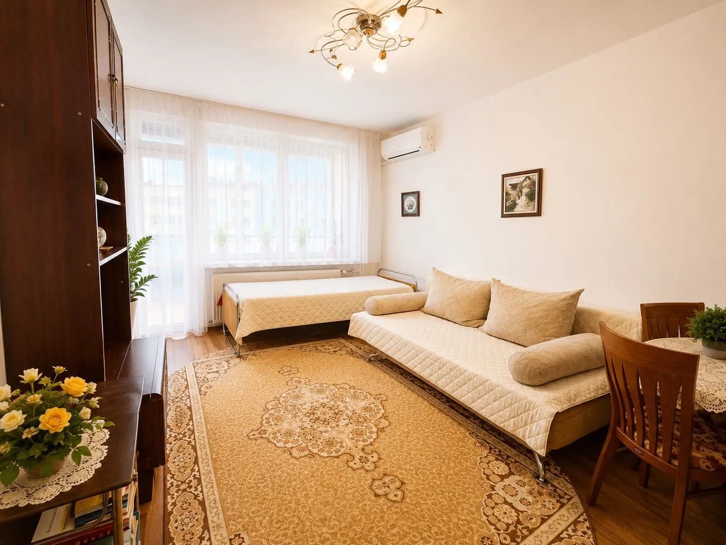 1 Yatak Odalı Mobilyalı Daire (Stüdyo Tipi), 40 m², Veliko Tırnovo, Kolyo Ficheto Mahallesi